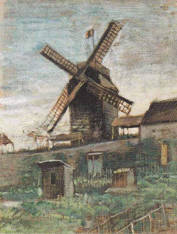 〈ブリュット＝ファンの風車〉　　1886年　P＆Nデ・ブール財団蔵