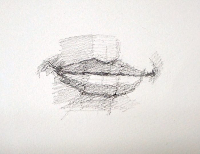 口の描き方 実践編 デッサンの制作過程に沿って解説します 白いキャンバス